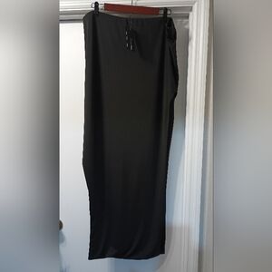 Fashion Nova Black Maxi Skirt 3X